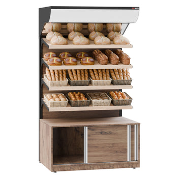 Półka na chleb - 1200 mm - 4 półki - Prime Gastro