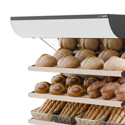 Regał piekarniczy na pieczywo - 1200x820mmx2080mm - z 4 półkami - Czarny