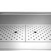 Stół chłodniczy barowy Premium PLUS – 1550 x 700 mm – z 1 drzwiami szklanymi i 3 szufladami, zdjęcie 8 z 11