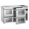 Direct Draw Beer Dispenser / Kegerator PREMIUM - 1550x700mm - 4 Drawers