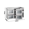 Direct Draw Beer Dispenser / Kegerator PREMIUM - 1550x700mm - 4 Drawers