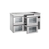 Direct Draw Beer Dispenser / Kegerator PREMIUM - 1550x700mm - 4 Drawers