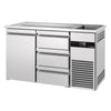 Direct Draw Beer Dispenser / Kegerator PREMIUM - 1550x700mm - 1 Solid Door & 3 Drawers