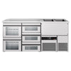 Direct Draw Beer Dispenser / Kegerator PREMIUM - 1950x700mm - 5 Drawers