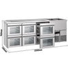 Direct Draw Beer Dispenser / Kegerator PREMIUM - 2500x700mm - 6 Drawers