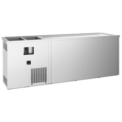 Barowy stół chłodniczy PREMIUM - 2500x700mm - 1 drzwi & 5 szuflad