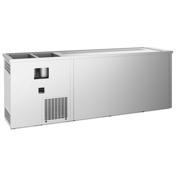 Barowy stół chłodniczy PREMIUM - 2500x700 mm - 2 drzwi & 2 szuflady - Prime Gastro