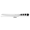 F. DICK | 1905 Bread Knife 21 cm – Black/Silver Handle - Serrated Blade - German Steel