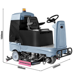 Automatyczna szorowarka z odsysaniem - wydajność 7150 m²/h