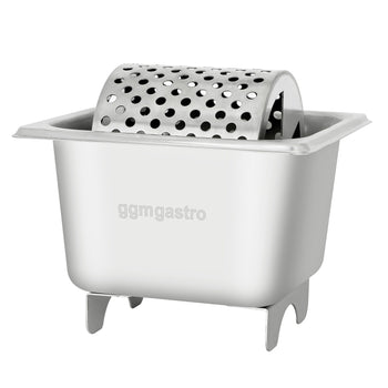 Kółko do masła - Stal nierdzewna - GN 1/6 - Głębokość 100 mm - Prime Gastro