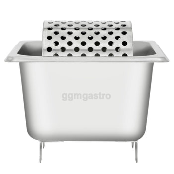 Kółko do masła - Stal nierdzewna - GN 1/6 - Głębokość 100 mm - Prime Gastro