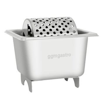 Kółko do masła - Stal nierdzewna - GN 1/6 - Głębokość 100 mm - Prime Gastro