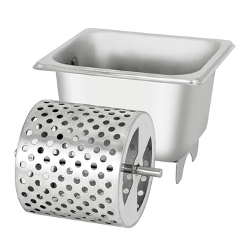 Kółko do masła - Stal nierdzewna - GN 1/6 - Głębokość 100 mm - Prime Gastro