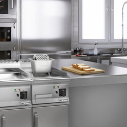 Kółko do masła - Stal nierdzewna - GN 1/6 - Głębokość 100 mm