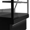 Lada na pieczywo TORONTO – 1800 mm – czarny panel przedni – z 1 półką