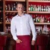 (6 szt.) KARLOWSKY | Zapaska bistro Basic – z kieszenią – bordowa