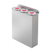 Triple Cup Dispenser - Plastic - Wall-Mounted Version