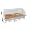Chlebak – z pokrywą roll-top – chromowany