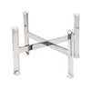 Stojak bufetowy – stal nierdzewna – wysokość: 170 mm – pasuje do półmisków i talerzy od 210 mm – chromowany