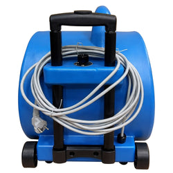 Bodentrockner - 3 Geschwindigkeiten - 850 Watt - Reichweite: 20m - 1350rpm - mit herausziehbarem Handgriff & Rollen