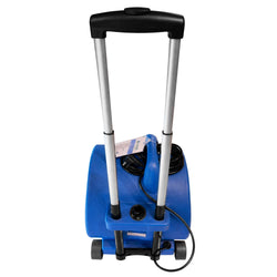 Bodentrockner - 3 Geschwindigkeiten - 850 Watt - Reichweite: 20m - 1350rpm - mit herausziehbarem Handgriff & Rollen