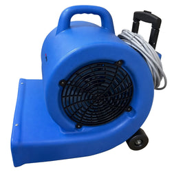 Bodentrockner - 3 Geschwindigkeiten - 850 Watt - Reichweite: 20m - 1350rpm - mit herausziehbarem Handgriff & Rollen