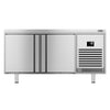 Bakery Counter Freezer PREMIUM PLUS - 1618x800mm - with 2 doors - capacity 420 litres - worktop without upstand