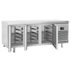 Bakery Counter Freezer PREMIUM PLUS - 2185x800mm - with 3 doors - capacity 635 litres