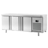 Bakery Counter Freezer PREMIUM PLUS - 2185x800mm - with 3 doors - capacity 635 litres