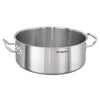 Shallow Casserole – Stainless Steel - 10L - Ø 400mm - Height: 80mm - Induction Compatible