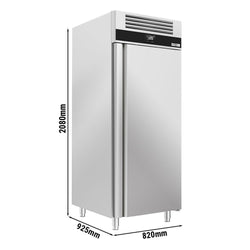 Szafa mroźnicza piekarnicza PREMIUM – stal nierdzewna – EN 600 x 400 – z 1 drzwiami