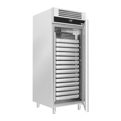 Szafa mroźnicza piekarnicza PREMIUM – stal nierdzewna – EN 600 x 400 – z 1 drzwiami