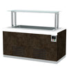 Cold buffet counter PRAGA – 1400 mm – with refrigerated well for 3x GN 1/1