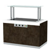 Heated Servery Counter PRAGUE - 1700mm - with Hot Plate - on Castors