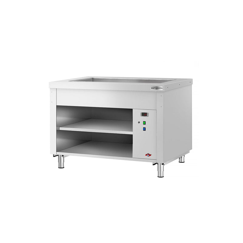 Bufet chłodniczy KOPENHAGA - 1240mm - z bemarem - dla 3x GN 1/1