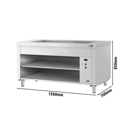 KOPENHAGA - 1560mm - z bemarem - dla 4x GN 1/1