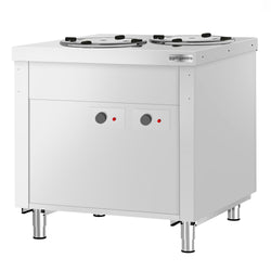 Dystrybutor talerzy KOPENHAGEN - podgrzewany - 400W - 910x700x850mm - maks. Ø280mm - 120 talerzy - stal nierdzewna