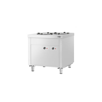 Dozownik talerzy KOPENHAGEN - 910 mm - podgrzewany - 120 talerzy - stal nierdzewna - Prime Gastro