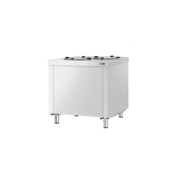 Dozownik talerzy KOPENHAGEN - 910 mm - nieogrzewany - 120 talerzy - stal nierdzewna - Prime Gastro