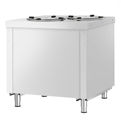 Dyspenser / podajnik talerzy KOPENHAGEN – nieogrzewany – 910 mm – 120 talerzy – stal nierdzewna