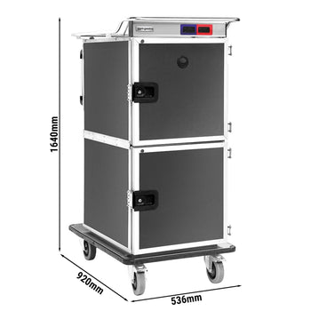 Wózek bankietowy ogrzewany i chłodniczy - 2x 6x GN 1/1 - Prime Gastro