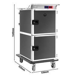 Wózek bankietowy – gorący i chłodniczy – 12x GN 2/1