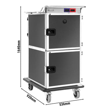 Wózek bankietowy ogrzewany i chłodniczy - 2x 6x GN 2/1 - Prime Gastro