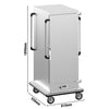 Bankettwagen - beheizt - 18x GN 2/1 oder 36x GN 1/1