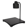 Lampa grzewcza bufetowa na podczerwień – kwadratowa – 250 W – czarna