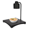 Lampa grzewcza bufetowa na podczerwień – kwadratowa – 250 W – czarna