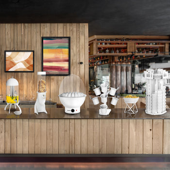 Dozownik filiżanek -/ & spodków - obrotowy - biały - Prime Gastro