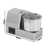 Kuter do warzyw – 8 L – 370 W – 230 V – 1400 obr./min – cyfrowy