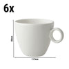 (6 szt.) Filiżanka do cappuccino BART – 265 ml – kość słoniowa