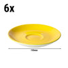 (6 szt.) Spodek do cappuccino BART COLOUR CAFE – Ø 155 mm – żółty